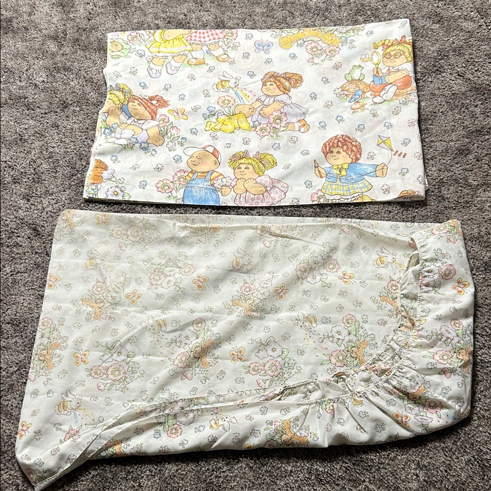 Vintage cabbage patch kids sheet set